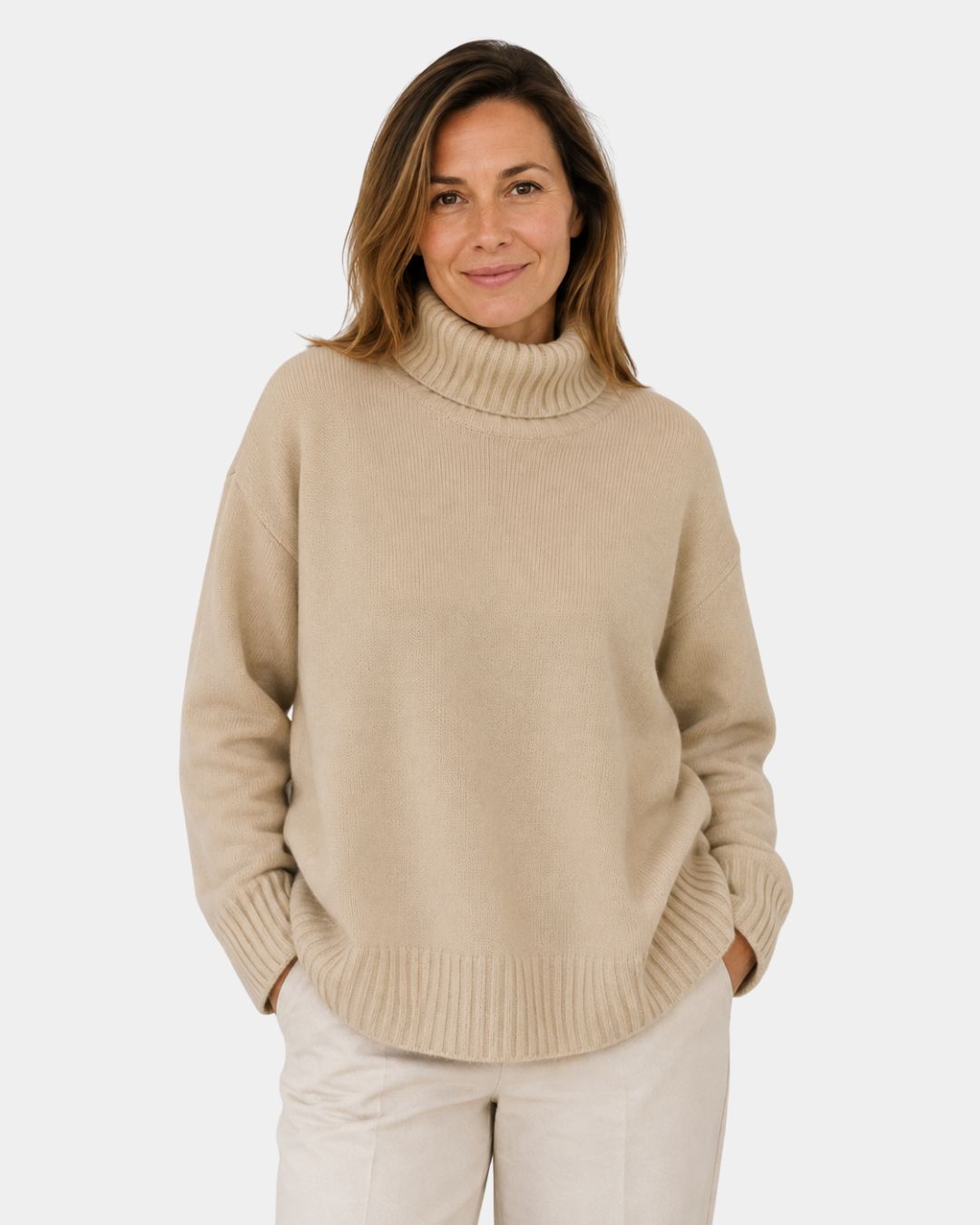 Irena | Pull Doux à Col Roulé
