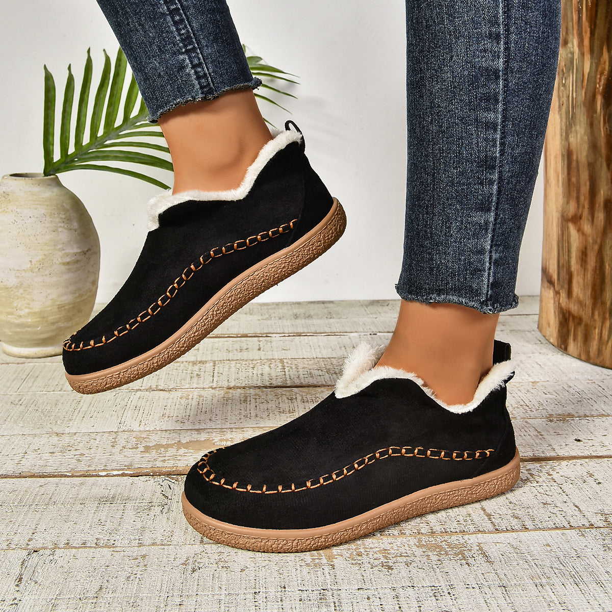 Bottines fourrées à enfiler Céline