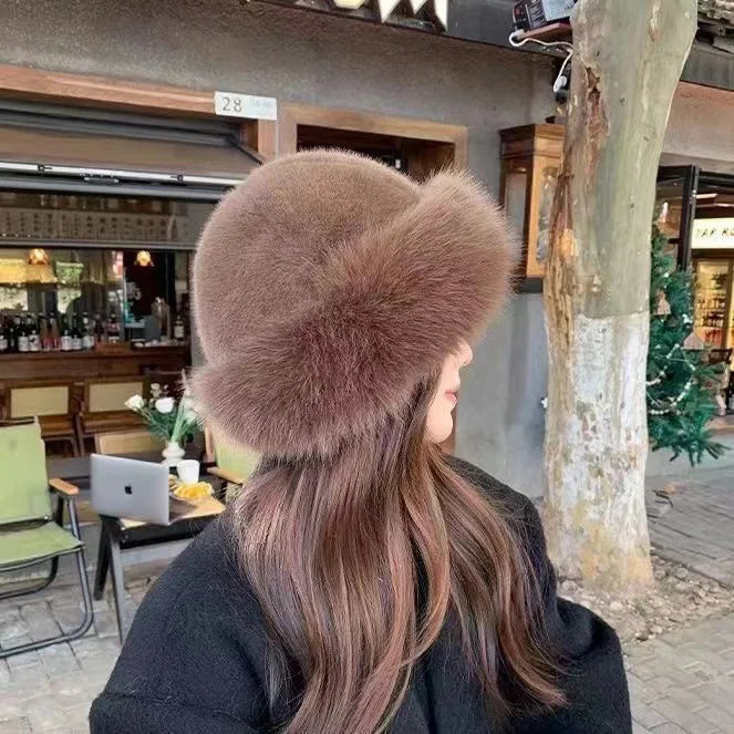 Chapeau en fausse fourrure Odette
