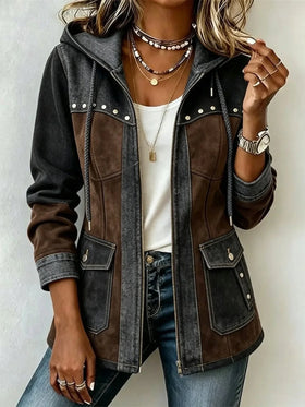 Gris Fonce/Marron