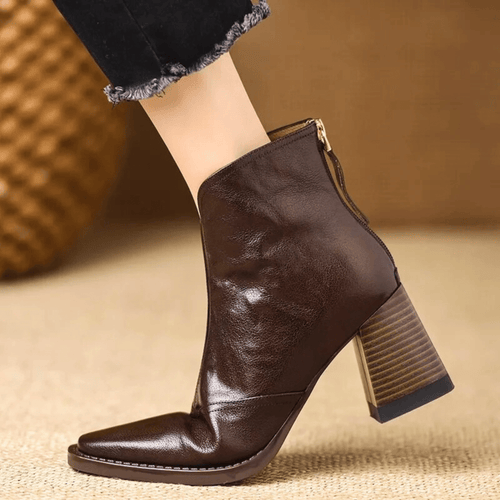 Bottines à talon mi-haut Solange